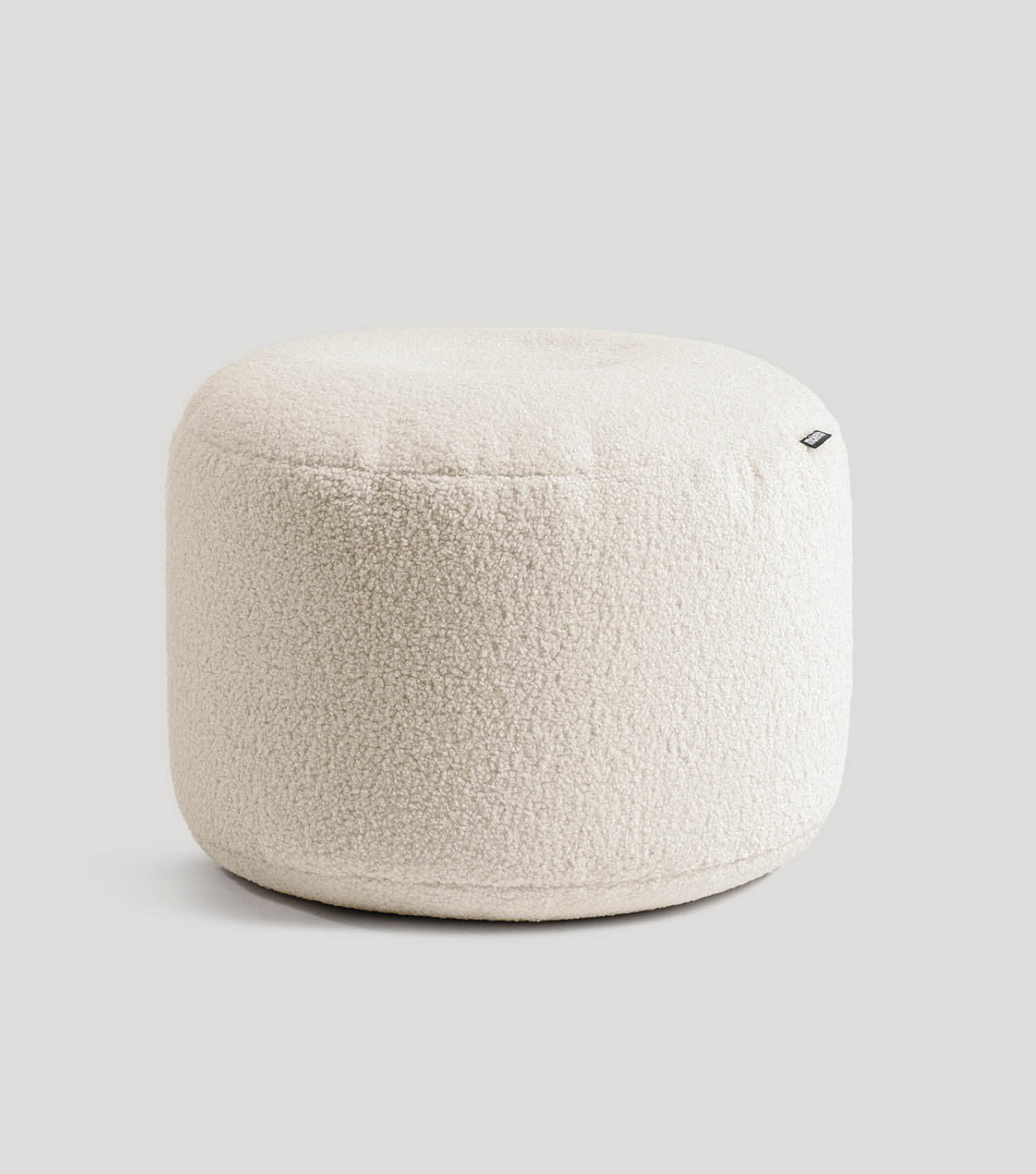 mokebo® 'Mochi' Bouclé Pouf Sitzhocker Fußhocker Beistelltisch