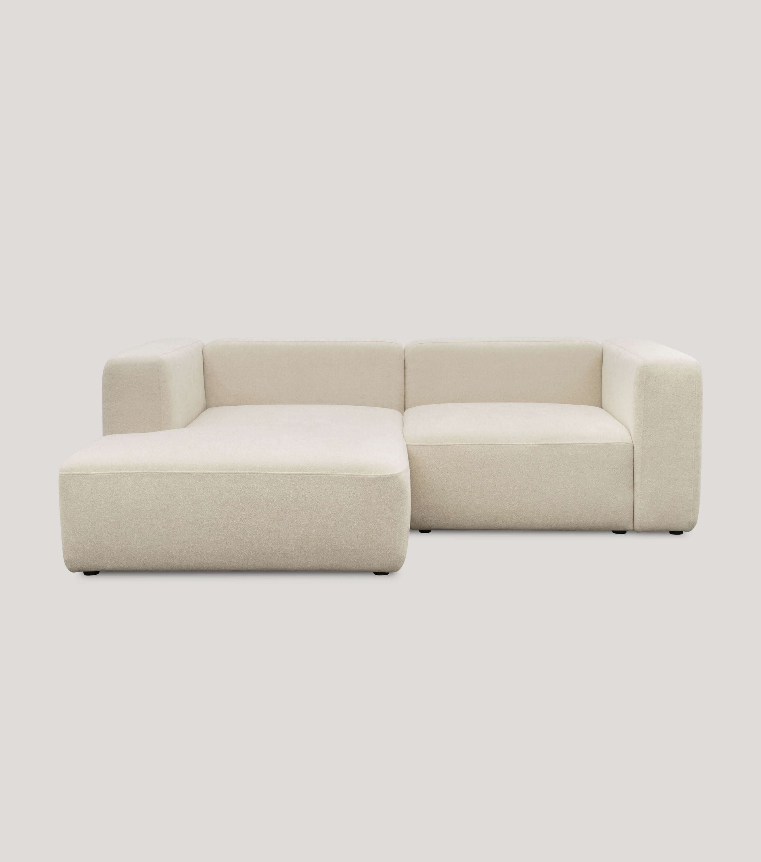 Ecksofa 3-Sitzer 'Cubo' (kleines L) Ecksofa Cord Eckcouch 3-Sitzer Sofa Modulsofa 'Cubo'