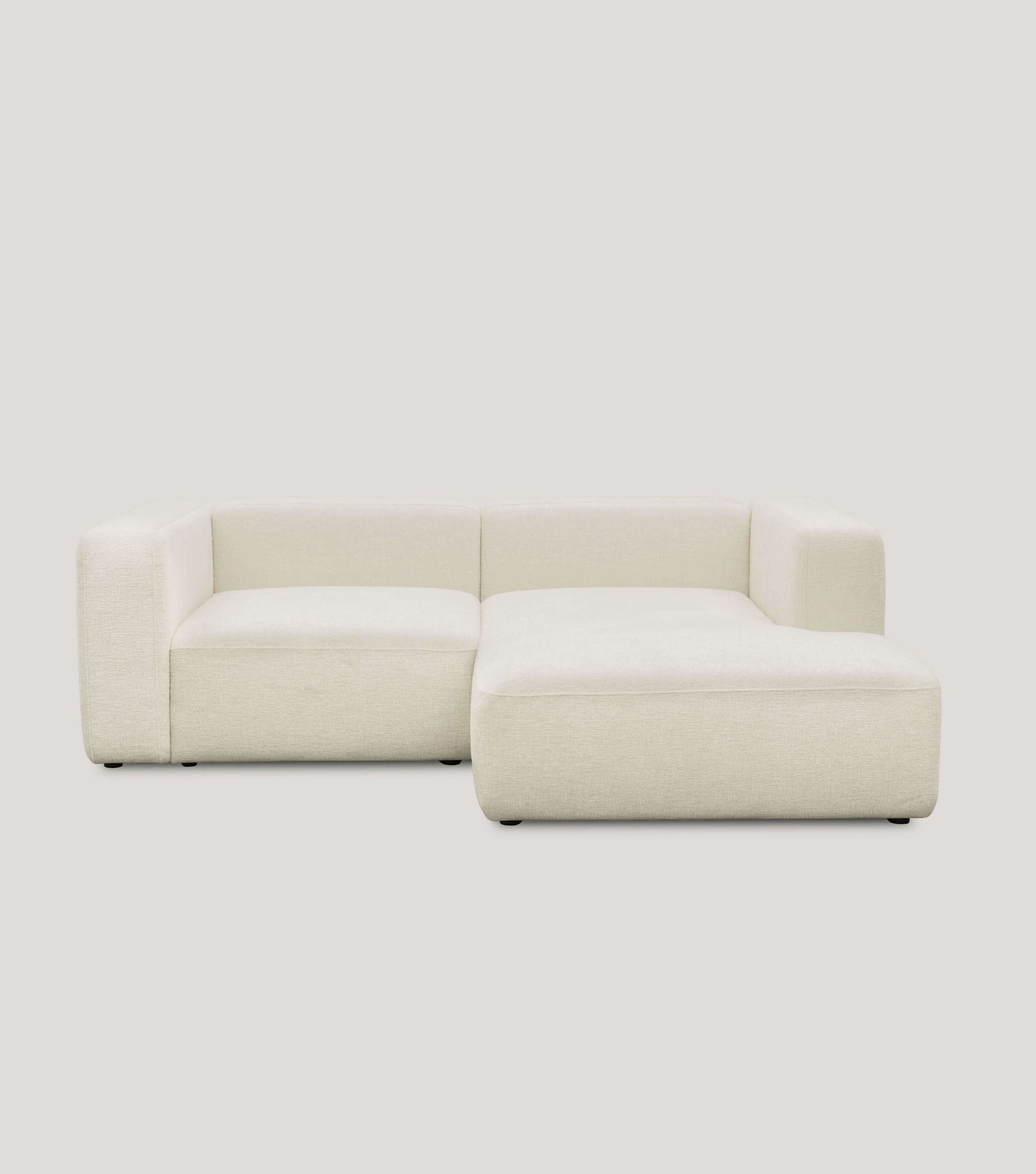 Ecksofa 3-Sitzer 'Cubo' (kleines L) Ecksofa Cord Eckcouch 3-Sitzer Sofa Modulsofa 'Cubo'