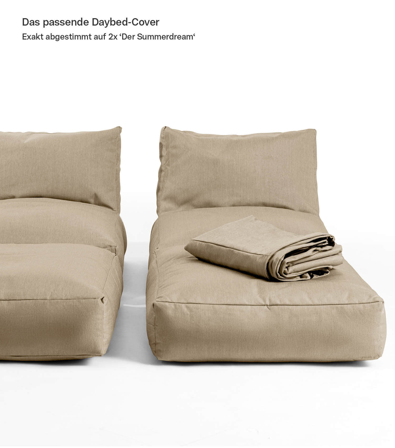 Outdoor Sitzsack Cover wetterfest Sitzsackhülle für Daybed