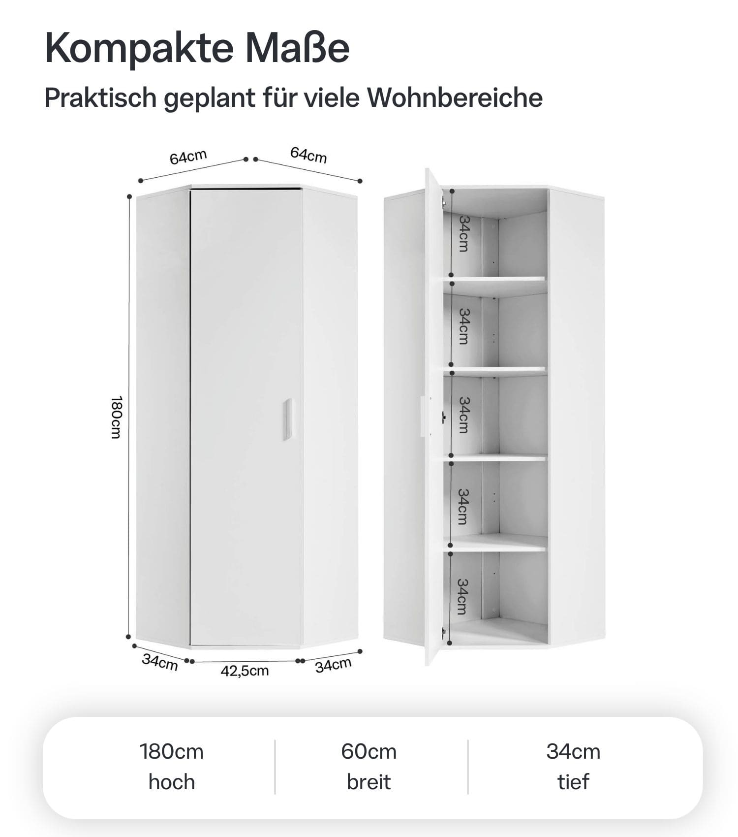 Eckschrank 'Der Lange'