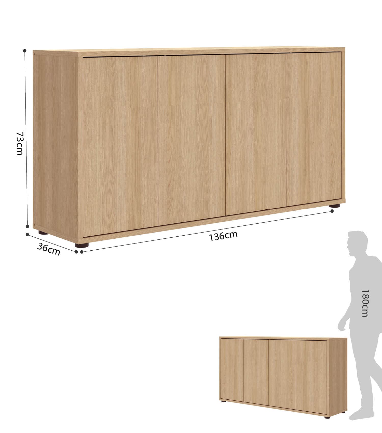 Kommode Wohnzimmerschrank Schrank Sideboard Küchenschrank TV Schrank Wohnwand Sideboard Wohnzimmer