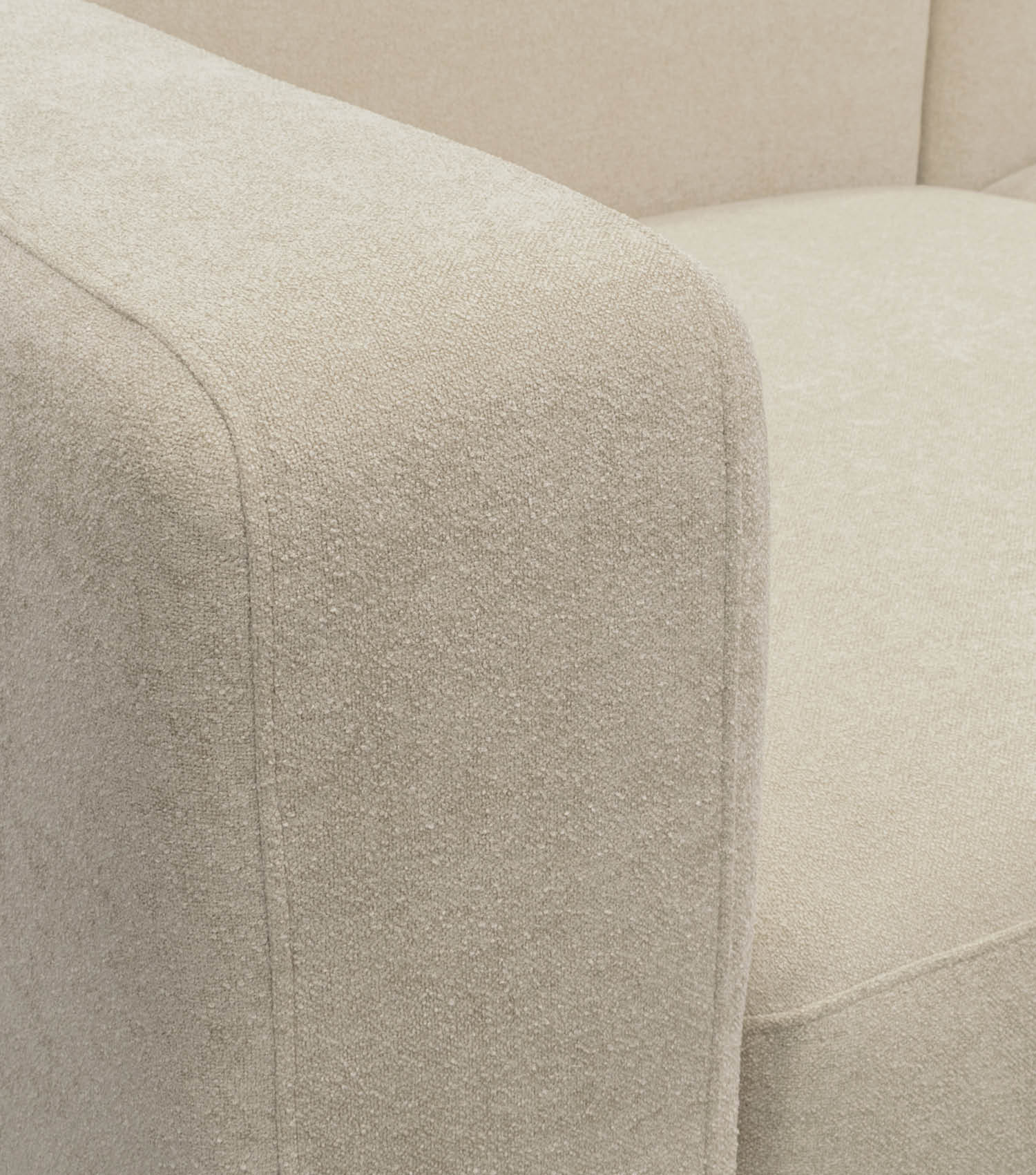 4-Sitzer Sofa mit Hocker 'Cubo' Sofa mit Hocker Bigsofa 4-Sitzer Cord Sofa 'Cubo'