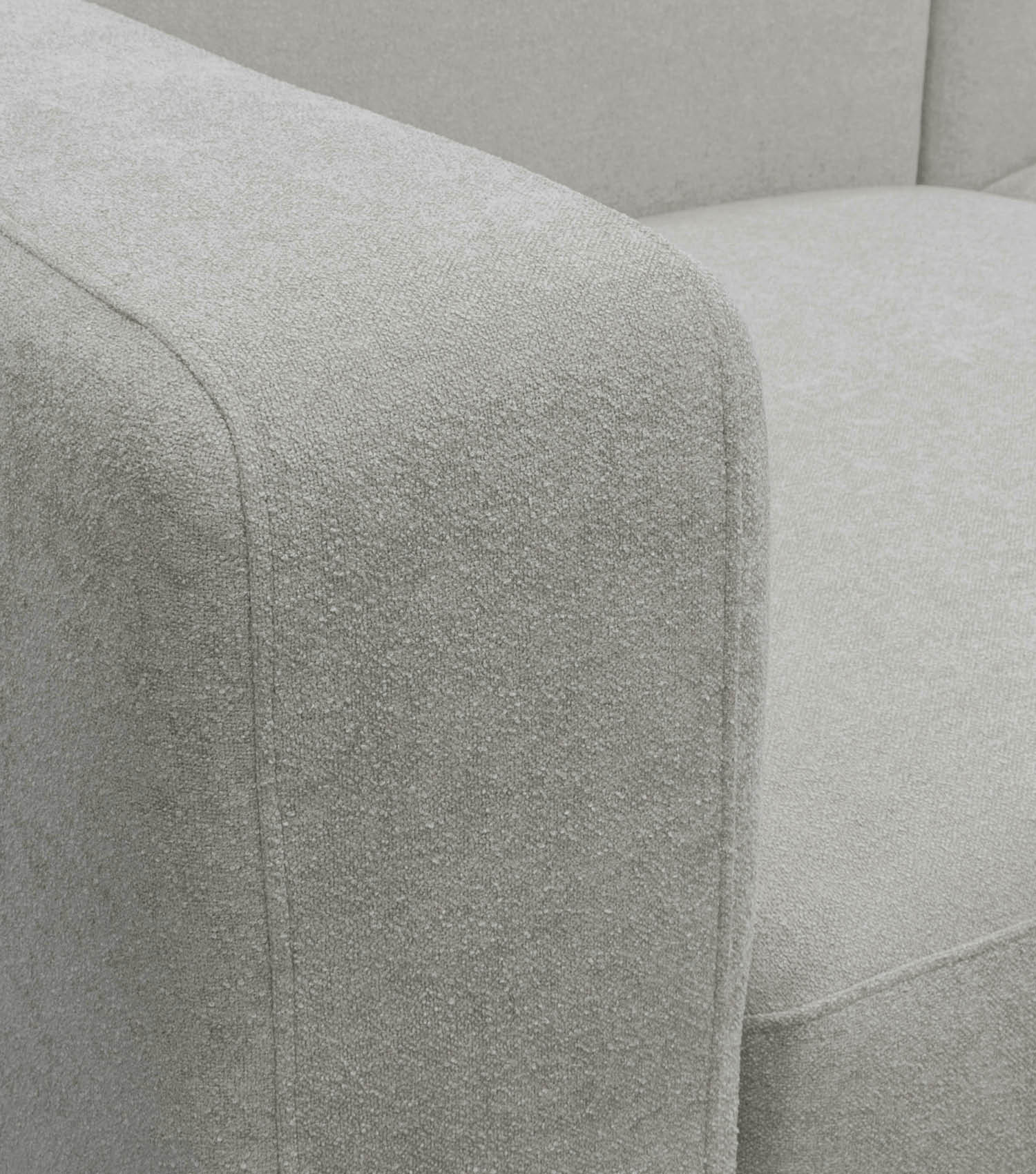 4-Sitzer Sofa mit Hocker 'Cubo' Sofa mit Hocker Bigsofa 4-Sitzer Cord Sofa 'Cubo'