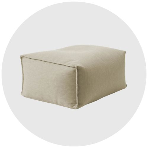 Outdoor Pouf 'Der Ruhepouf' in Sand