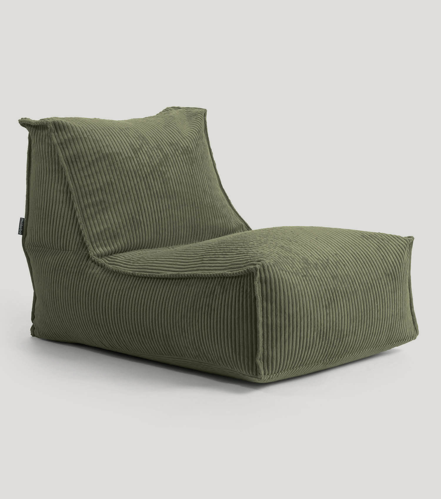 Pouf géant XXL + repose-pieds pour enfants et adultes avec remplissage 'Der Gelassene'