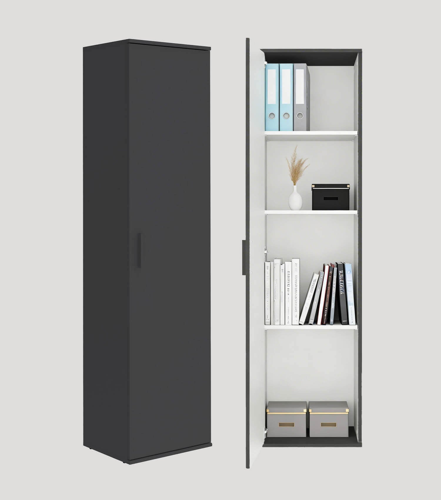 Besenschrank schmal Putzschrank Schrank Allzweckschrank Flurschrank Küchenschrank Mehrzweckschrank