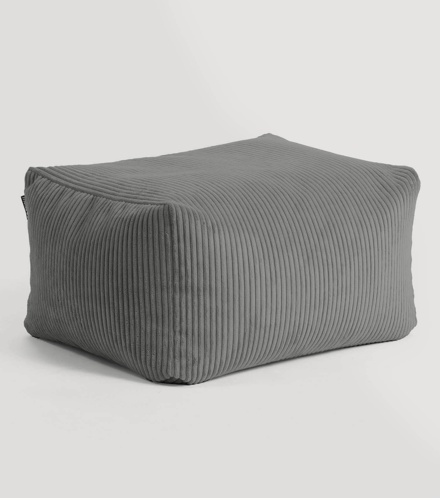 Indoor Pouf Hocker Sitzkissen Bodenkissen 'Der Ruhestifter' Fußhocker eckig