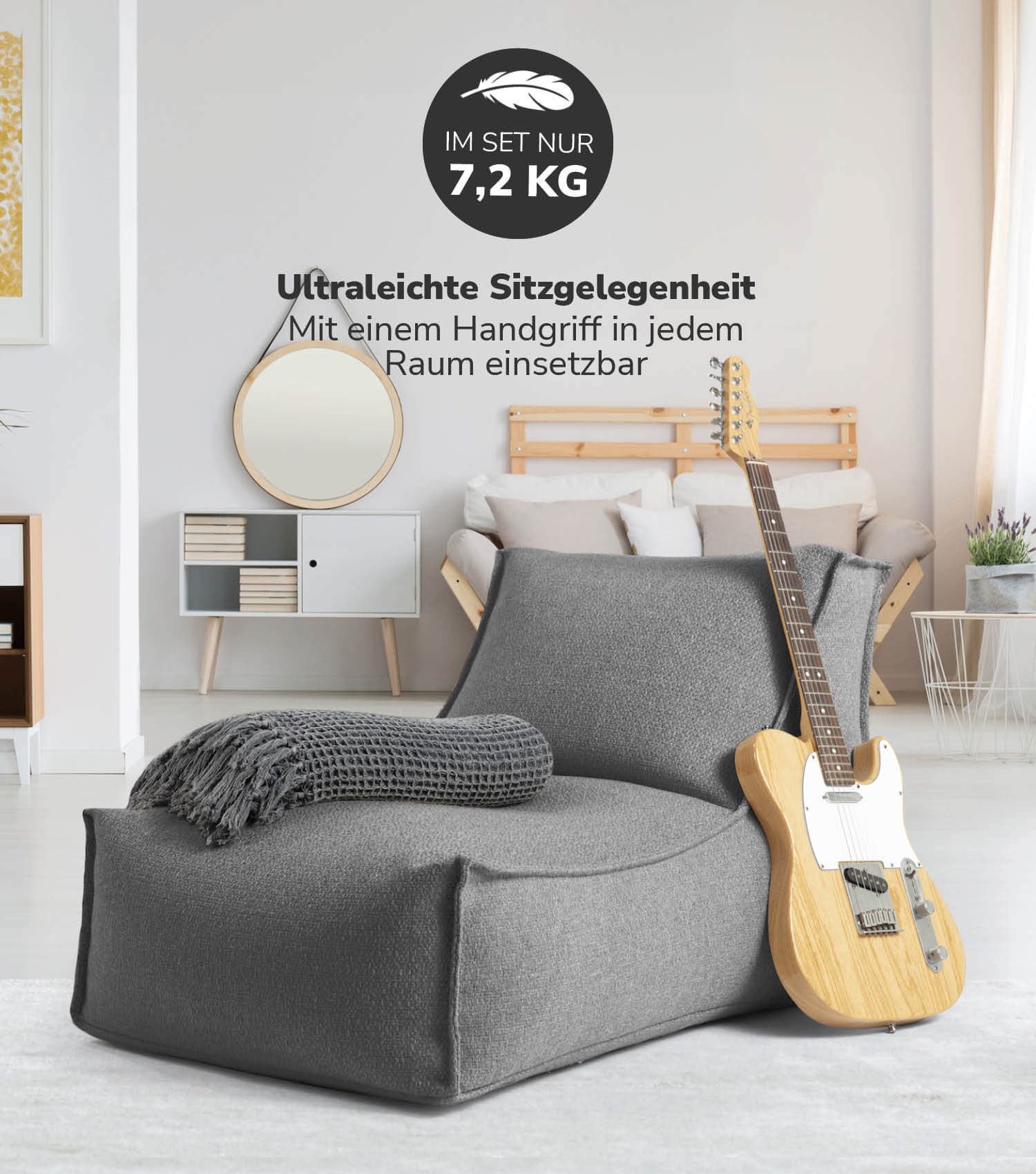 Cord Sitzsack 'Der Gelassene'