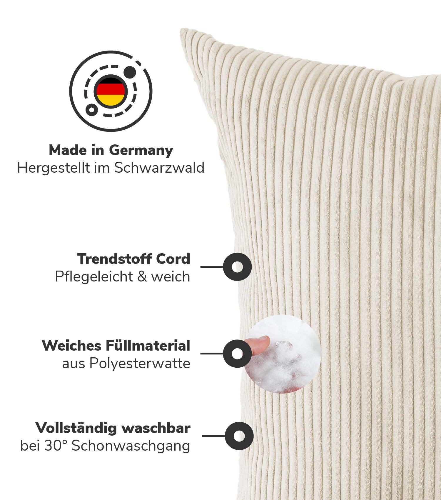 XXL Kissen Jumbokissen Riesenkissen Rückenkissen Sofakissen Liegekissen