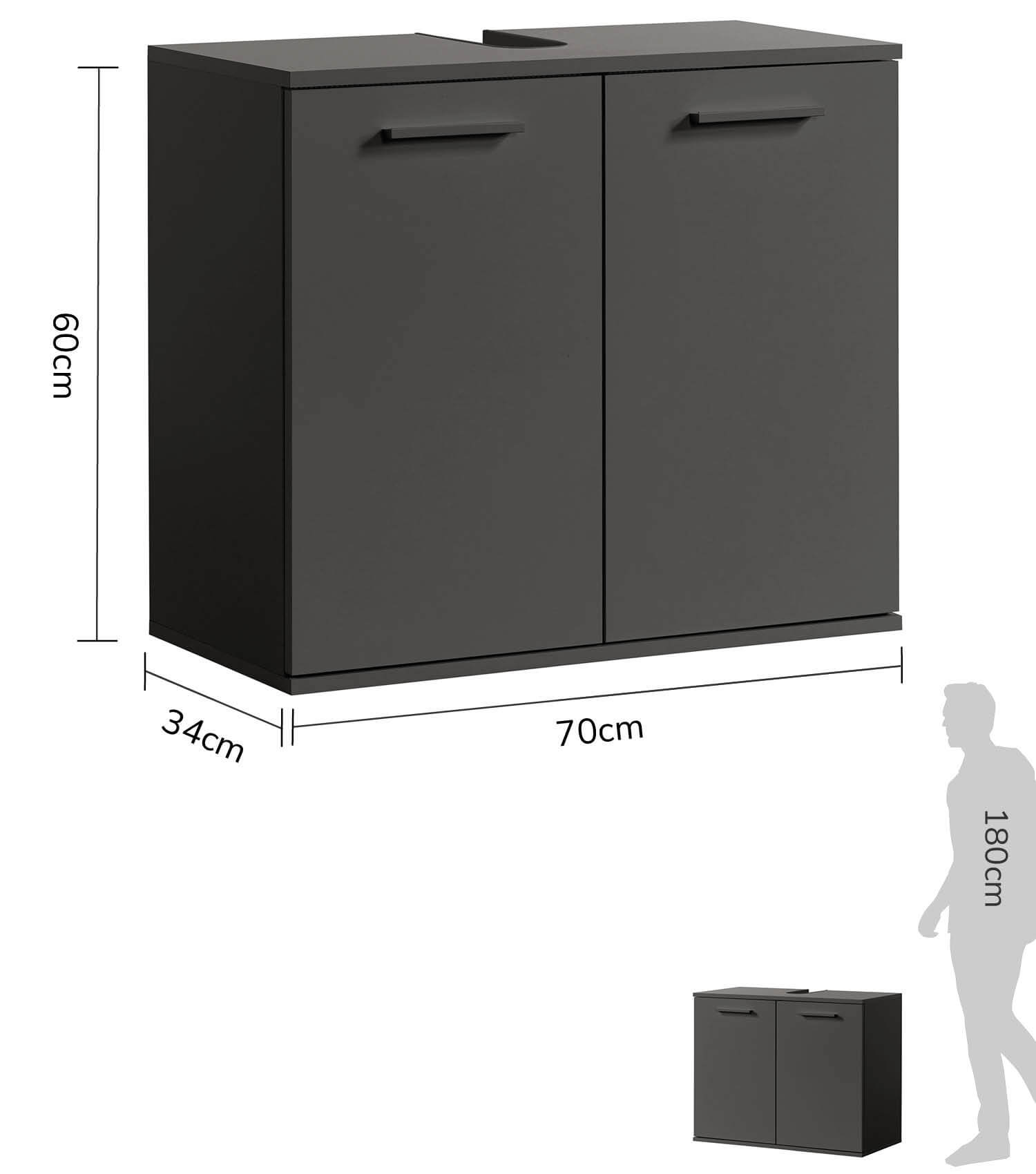 Waschbeckenunterschrank Waschtischunterschrank Unterschrank Badschrank