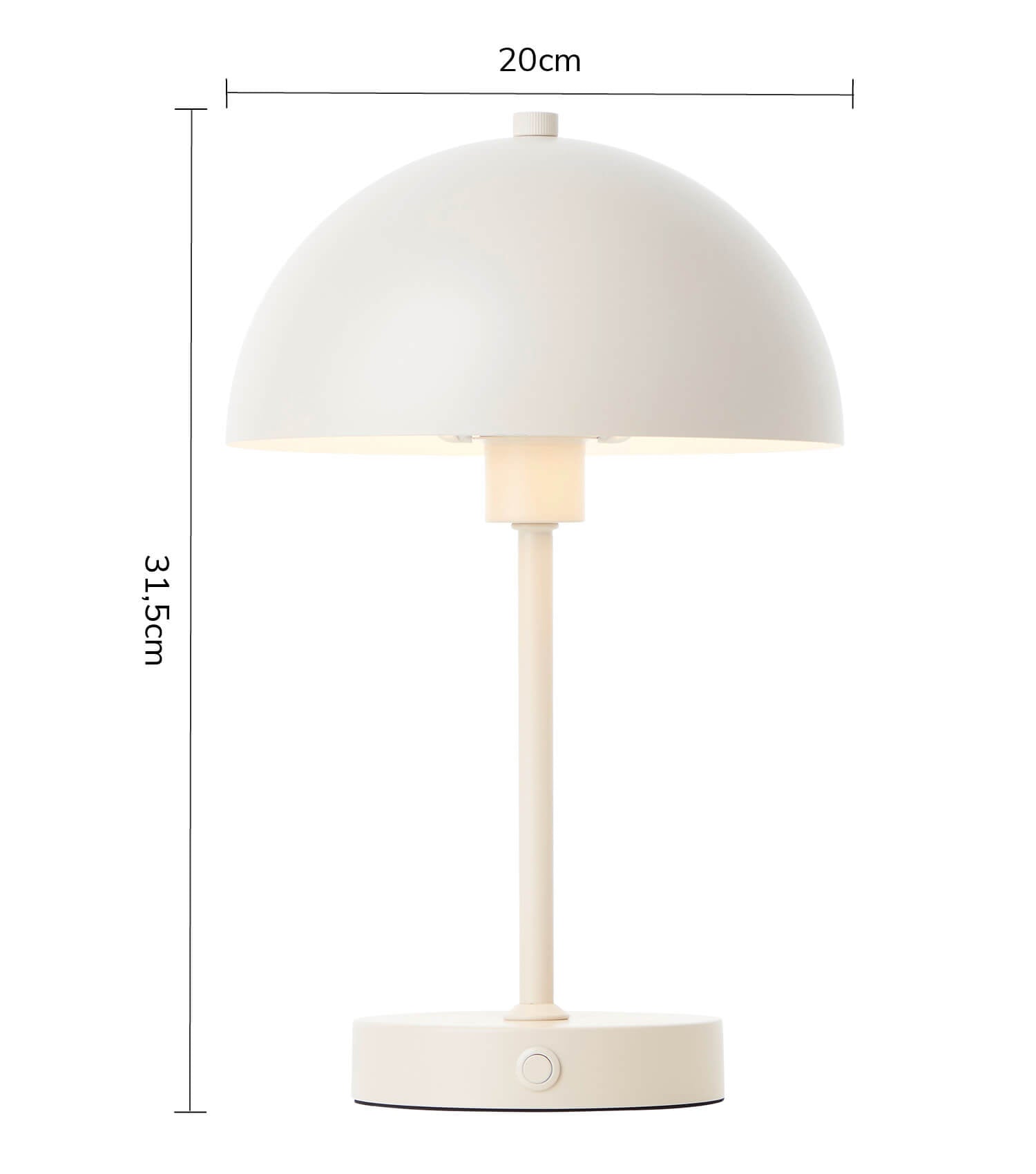 Tischlampe kabellos Akku Tischleuchte dimmbar aufladbar Nachttischlampe