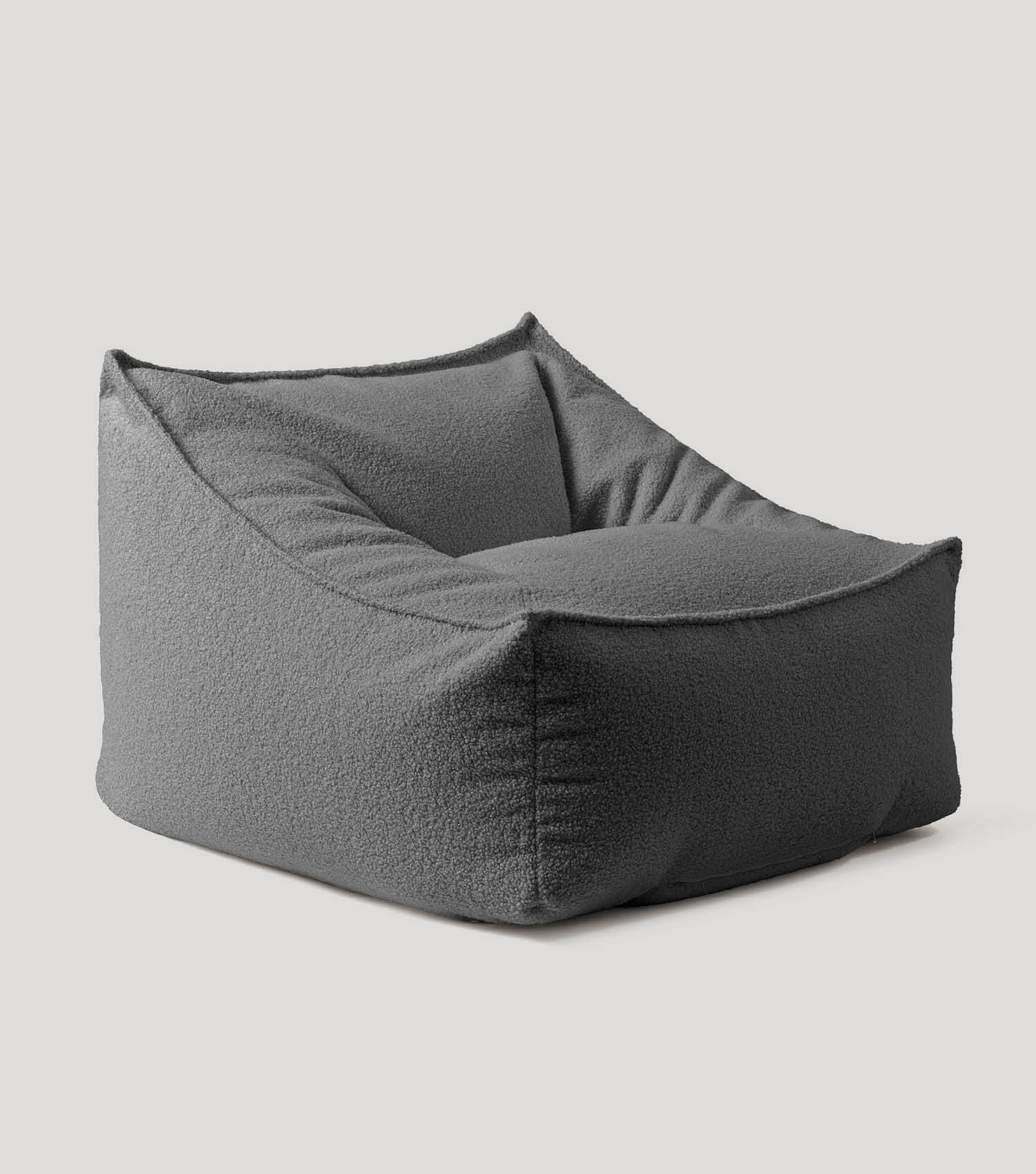 'Snug' Bouclé Sitzsack Armlehnensessel Lesesessel