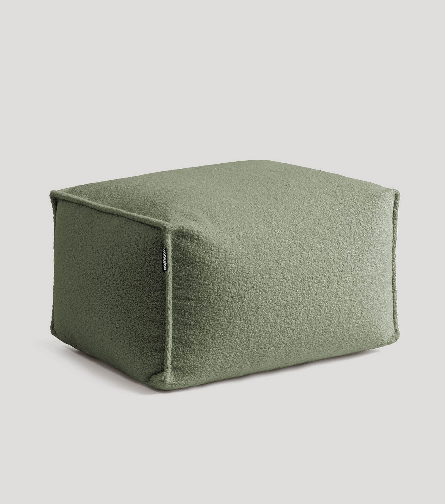 mokebo® 'Block' Bouclé Pouf Hocker Sitzhocker Bodenkissen
