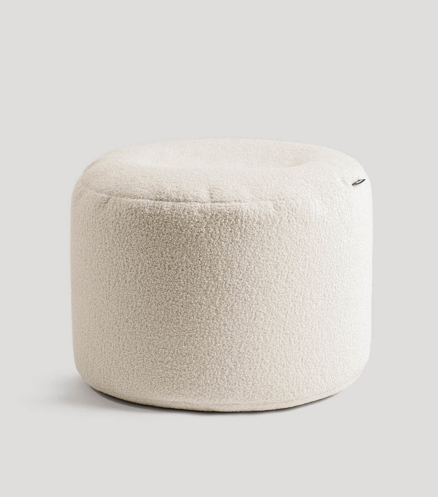 mokebo® 'Mochi' Bouclé Pouf Sitzhocker Fußhocker Beistelltisch#sku_PF4Felis-080natur