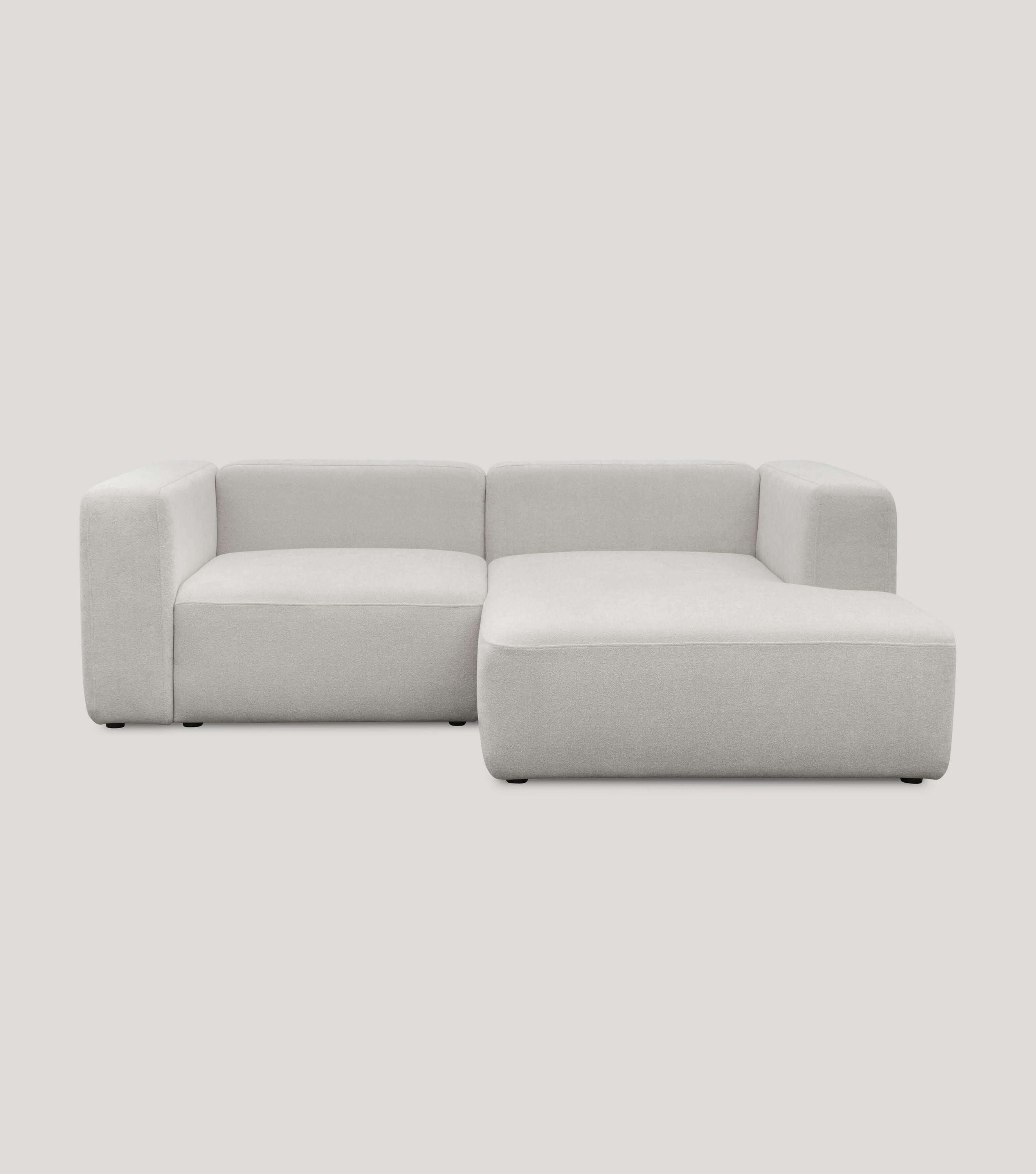Ecksofa 3-Sitzer 'Cubo' (kleines L) Ecksofa Cord Eckcouch 3-Sitzer Sofa Modulsofa 'Cubo'