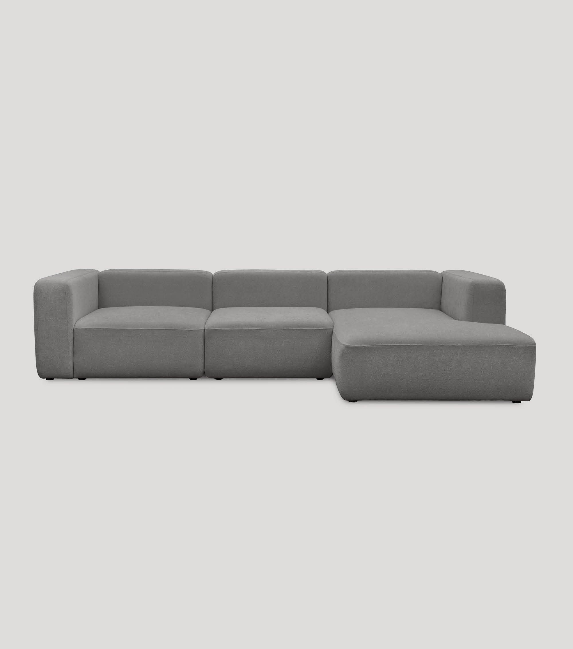 Ecksofa 4-Sitzer 'Cubo' (großes L) Ecksofa Cord Eckcouch Bigsofa 4-Sitzer Sofa 'Cubo'