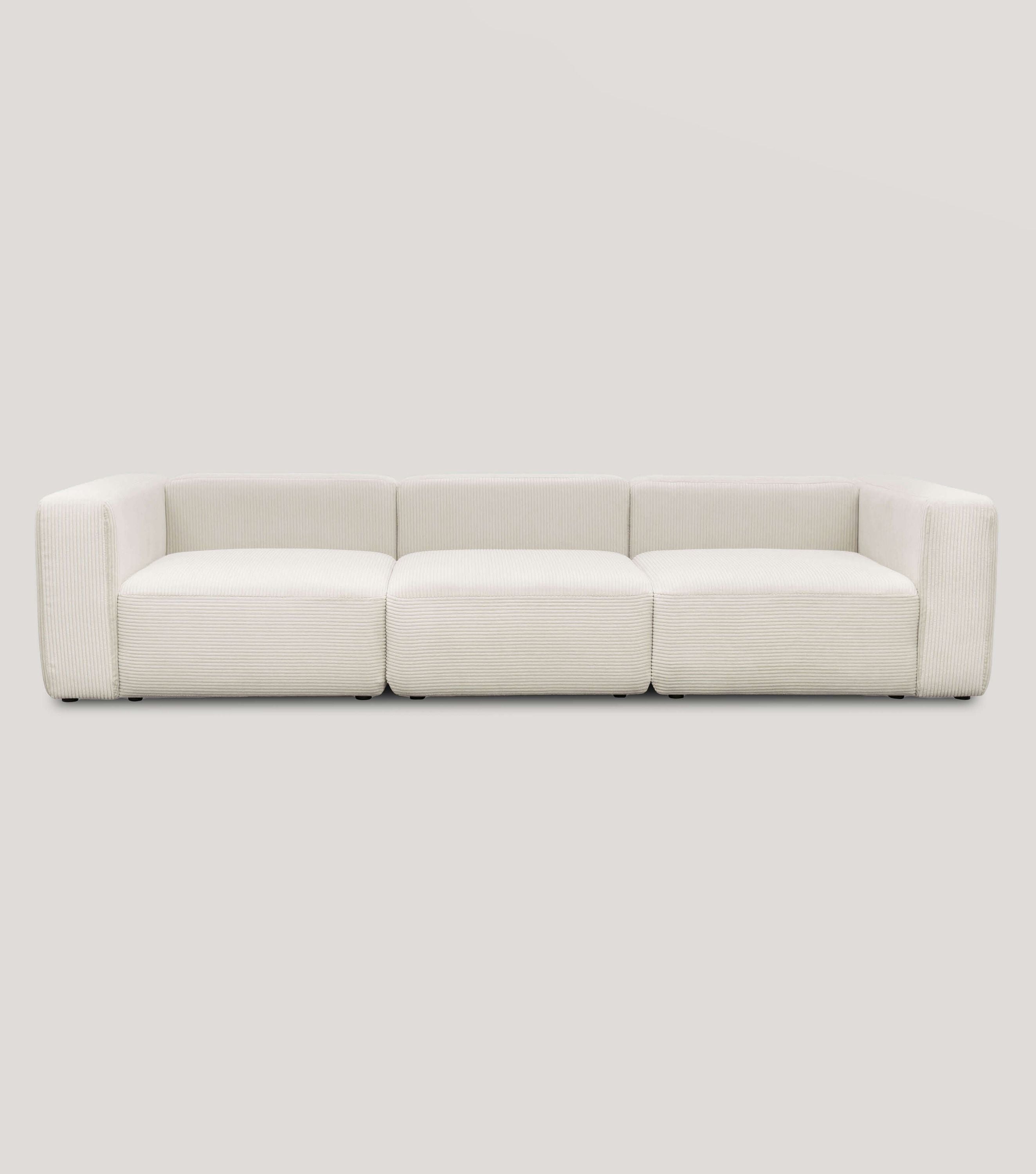 4-Sitzer Sofa 'Cubo' Sofa Bigsofa Cord Sofa 4-Sitzer Modulsofa 'Cubo'#sku_SC1-4S-Leif-oat