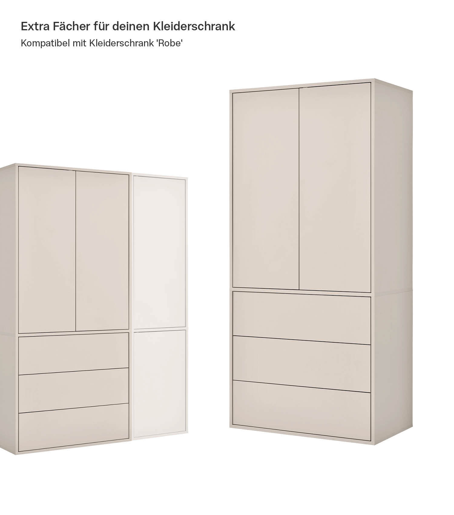 Einlegeböden 'Die Einleger' Regalböden für Kleiderschrank 'Robe'