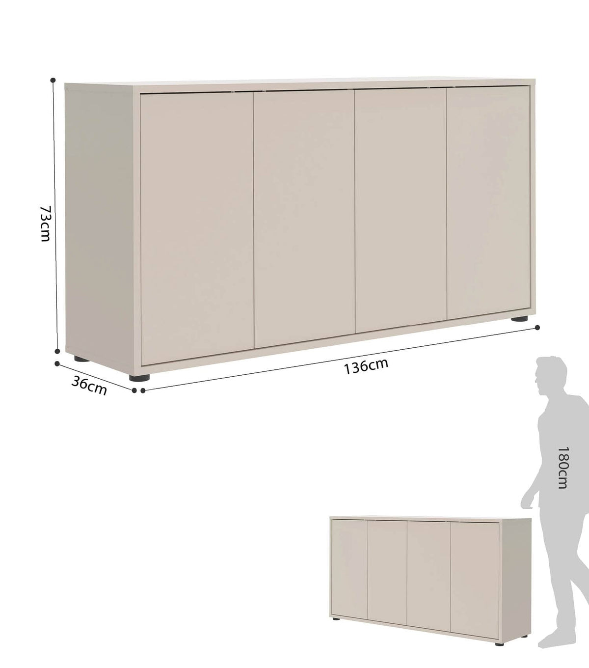 Kommode Wohnzimmerschrank Schrank Sideboard Küchenschrank TV Schrank Wohnwand Sideboard Wohnzimmer