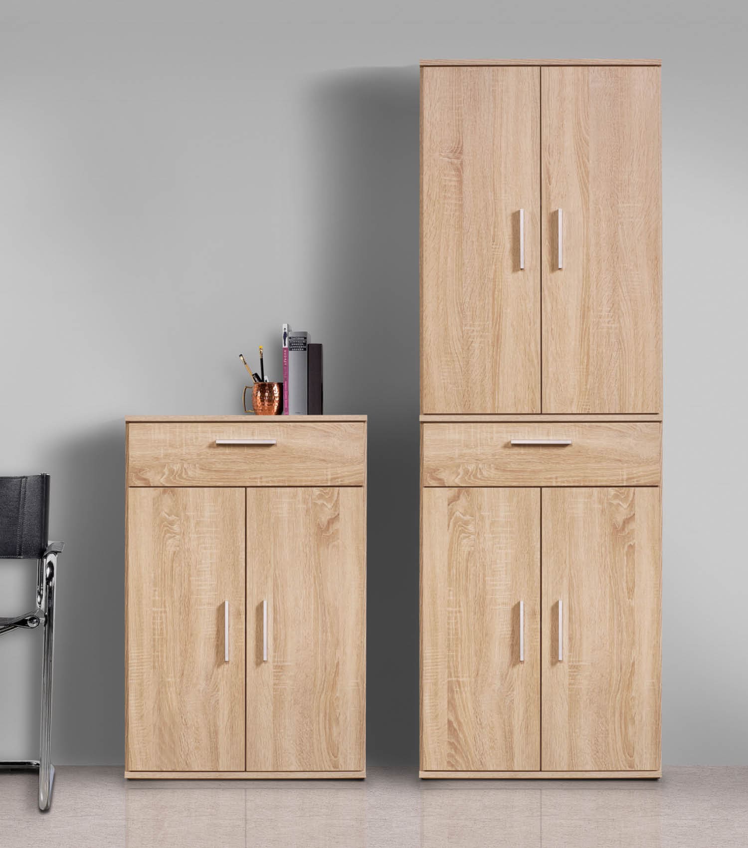 Mehrzweckschrank + Schubladen 'Der Praktische' Aktenschrank Schuhschrank