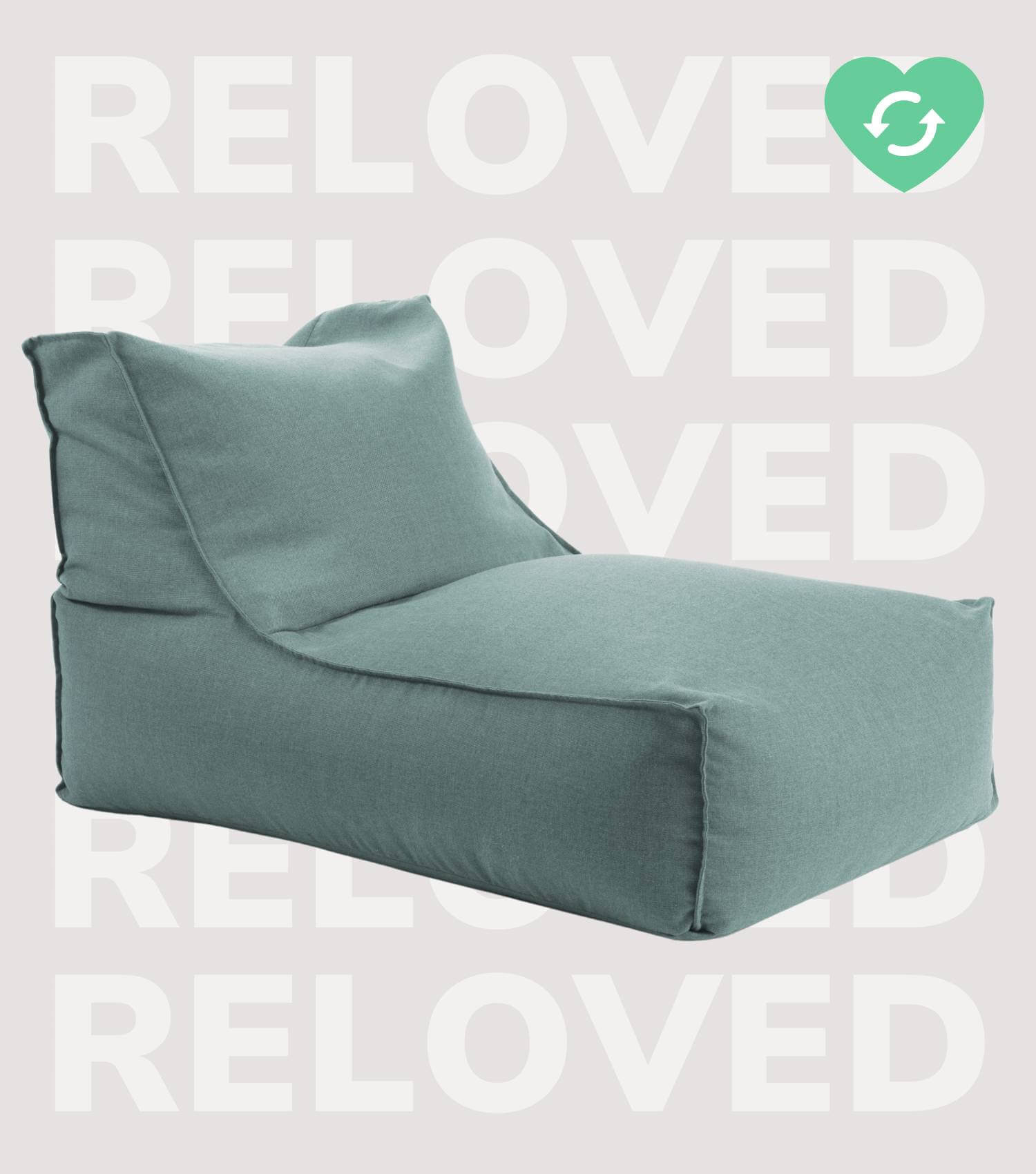 Sitzsack Bodenkissen Relaxliege Bean Bag Liege Sitzbag Sitzkissen#sku_BB2.1Talea-025hbla_C