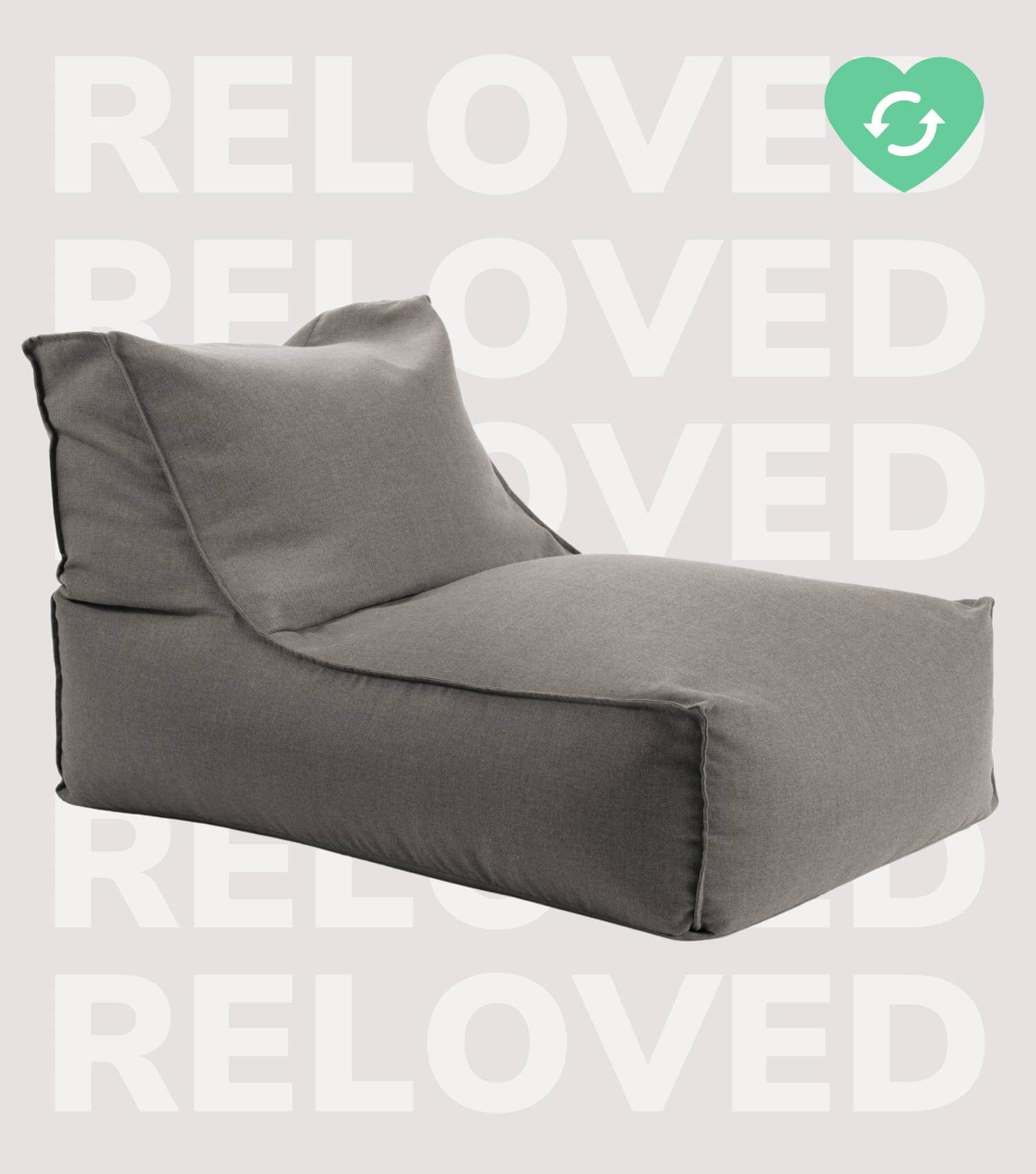 Sitzsack Bodenkissen Relaxliege Bean Bag Liege Sitzbag Sitzkissen#sku_BB2.1Talea-005sgra_C