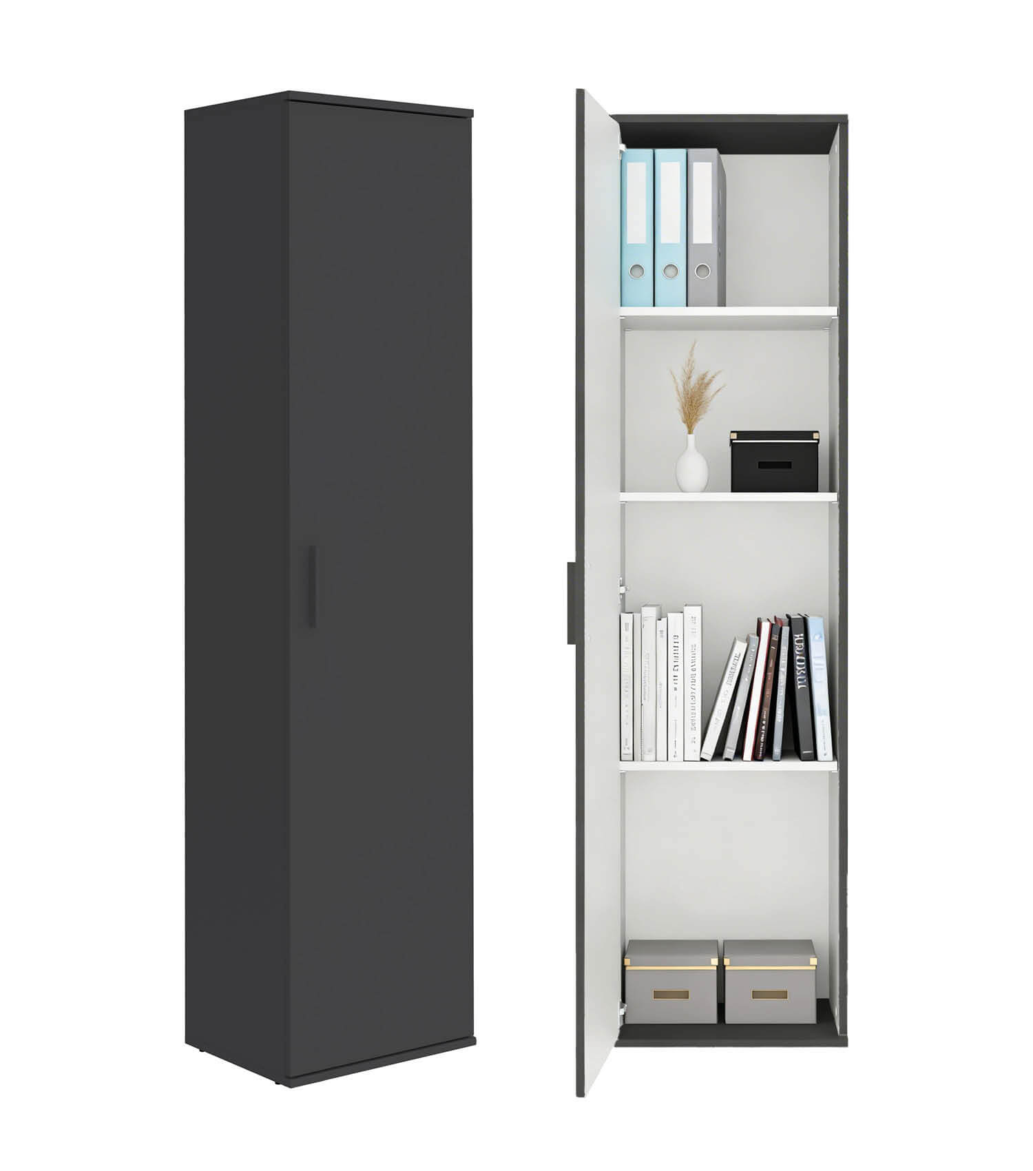 Besenschrank schmal Putzschrank Schrank Allzweckschrank Flurschrank Küchenschrank Mehrzweckschrank