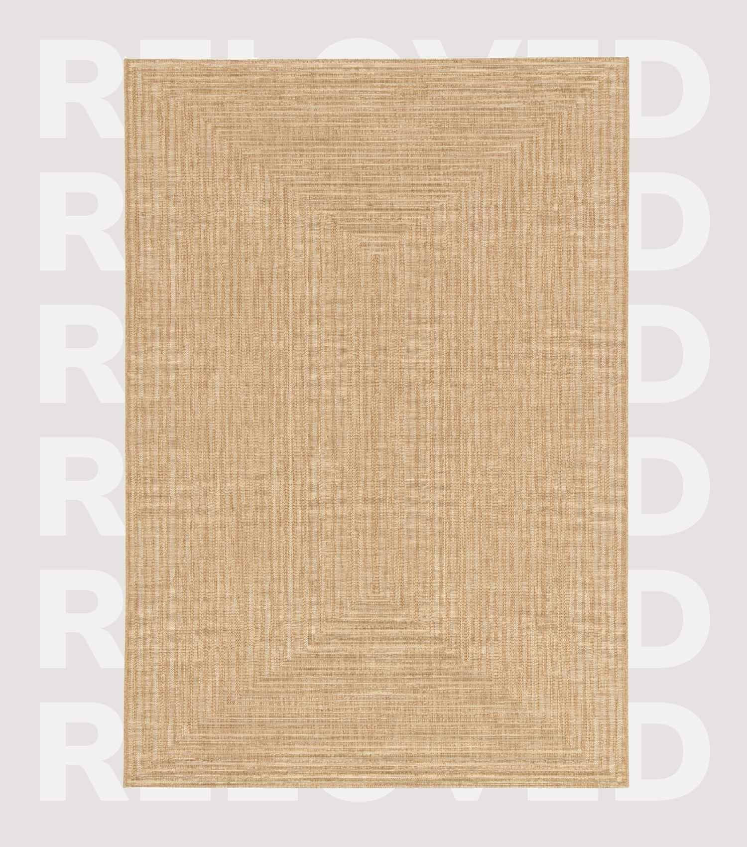 Wetterfester Outdoor Teppich Läufer oder Wohnzimmerteppich#sku_TPO2_Jack28863-055_200x290_natur_C#sku_TPO2_Jack28863-055_160x230_natur_C#sku_TPO2_Jack28863-055_120x170_natur_C