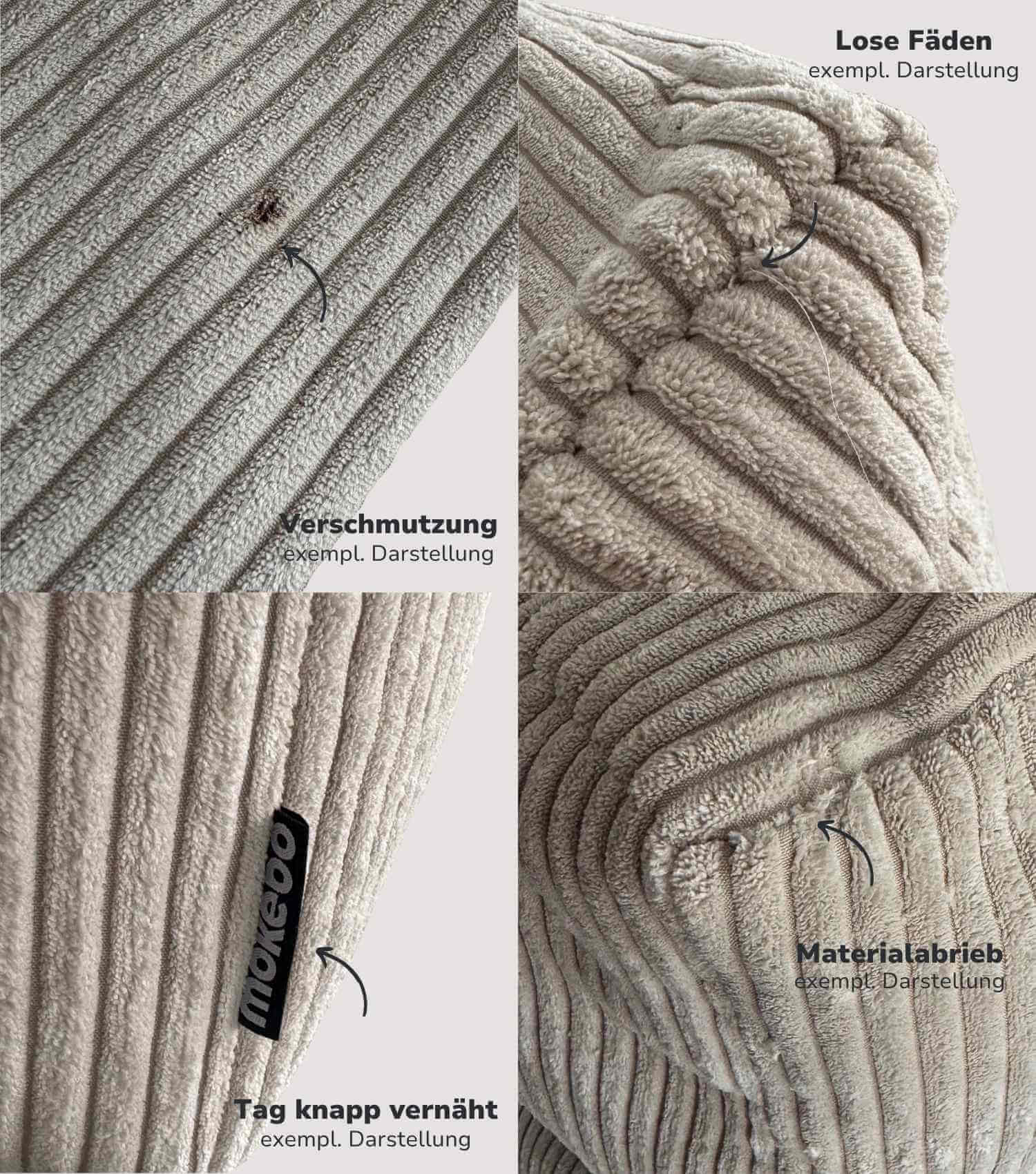 Kinder Sitzack Cord Kindersessel Lesesessel Bodenkissen Kindersitzsack Outdoorsitzsack