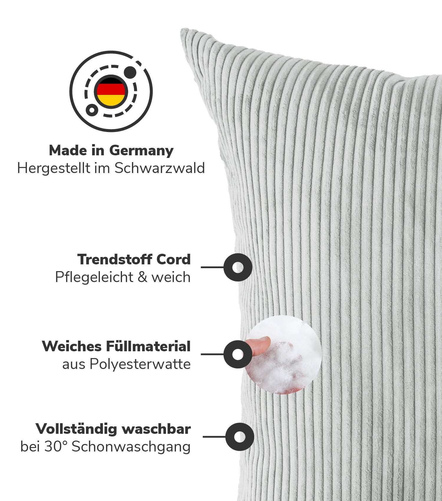 XXL Kissen Jumbokissen Riesenkissen Rückenkissen Sofakissen Liegekissen