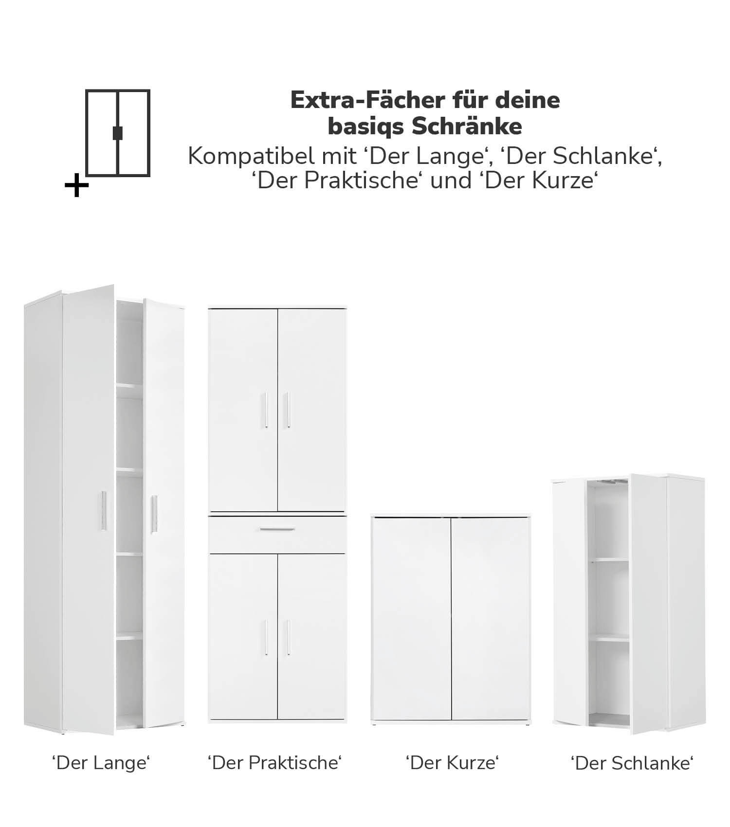 mokebo® 'Die Einleger' Einlegeböden für Mehrzweckschrank Aktenschrank 