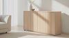 Sideboard mit 3 oder 4 Türen in Greige oder heller Eiche